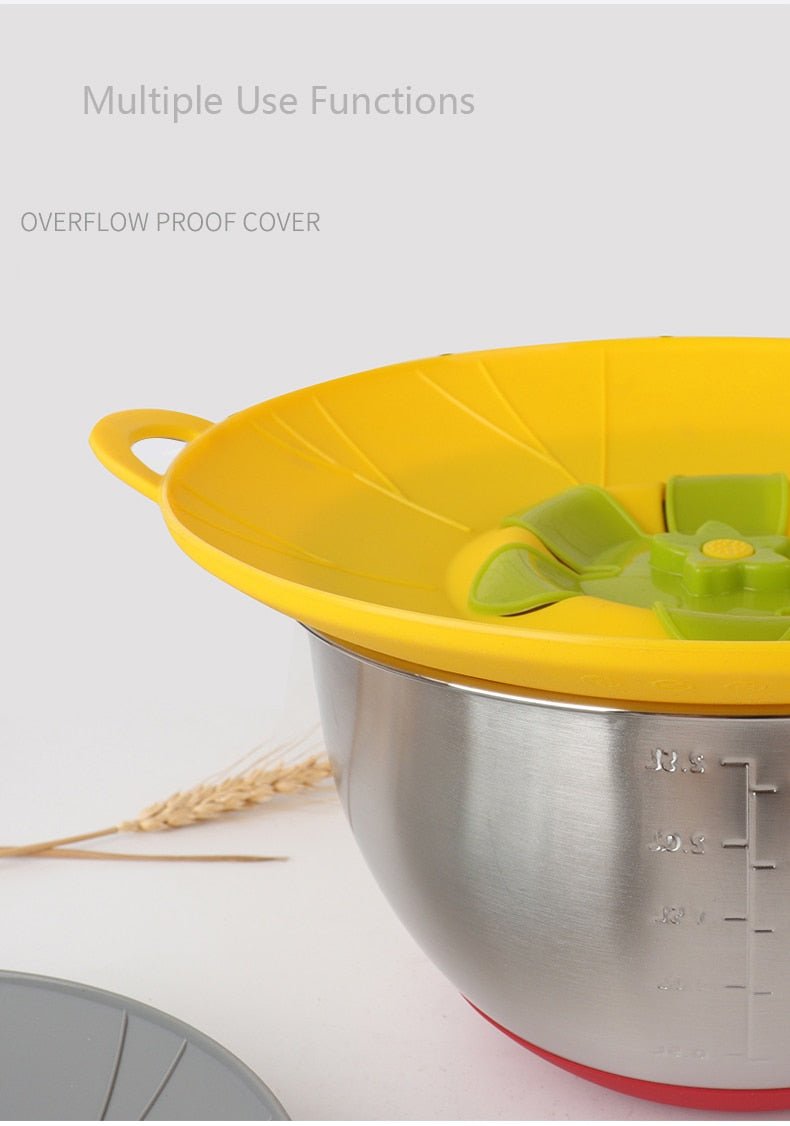 Silicone Lid Spill Stopper Cover For Pots and Pans image 16