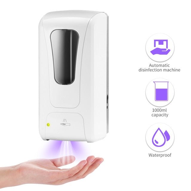 1000ML Automatic Touchless Hand Sanitizing Disinfection Machine - Spray Style image