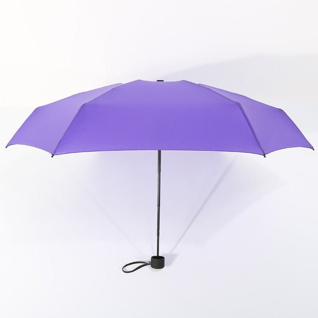 Mini Pocket Umbrella | Small Umbrellas - Purple image