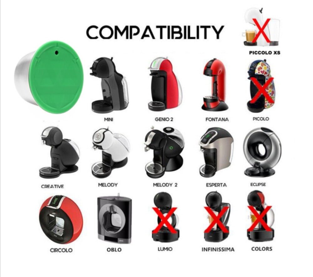 STAINLESS STEEL Metal Reusable Dolce Gusto Capsule Compatible with Nescafe Coffee Machine Refillable Dolci Filter Dripper Tamper image 10