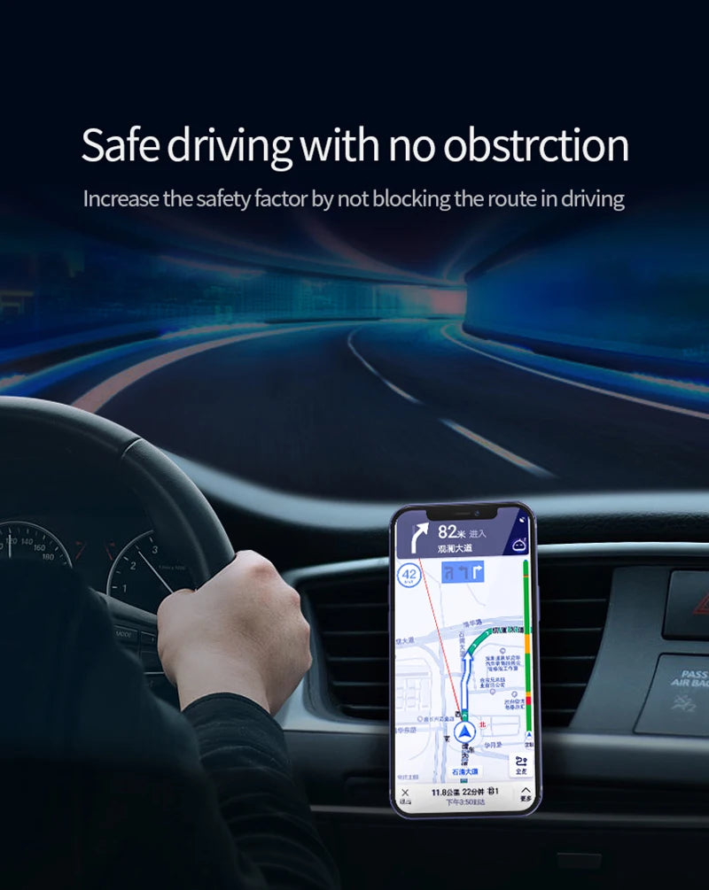 Magnetic Car Phone Holder with 15W Qi Wireless Charging for MagSafe iPhone 12-15 Pro Max image 14