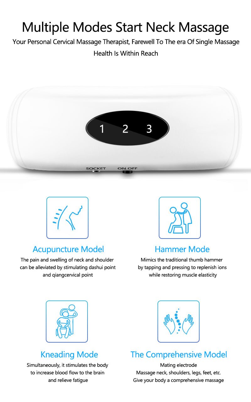 Electric Neck Massager with Infrared Heating for Pain Relief and Relaxation image 7