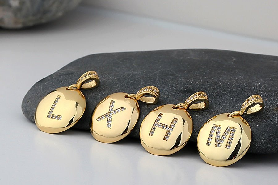 Top Quality Personalized Gold Letters Women and Girls Initial Letter Necklace image 7
