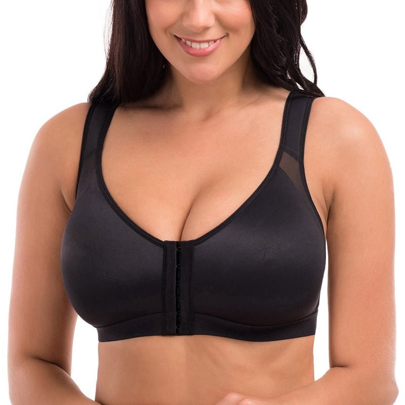 5XL Posture Corrector Lift Up Bra Women New Cross Back Bra Breathable Underwear Shockproof Sports Support Fitness Vest Bras image 5