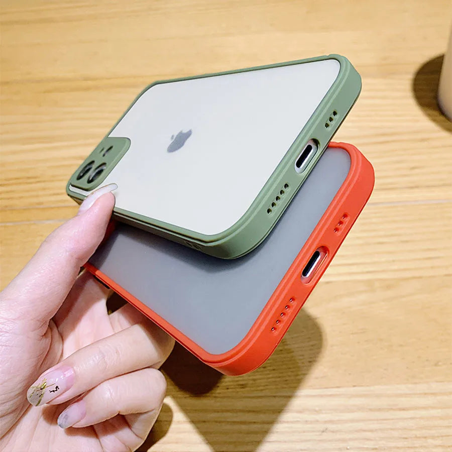 Luxury Shockproof Armor Matte Case for iPhone 14/13/12/11 Pro Max/Mini | Silicone Bumper & PC Cover image 23