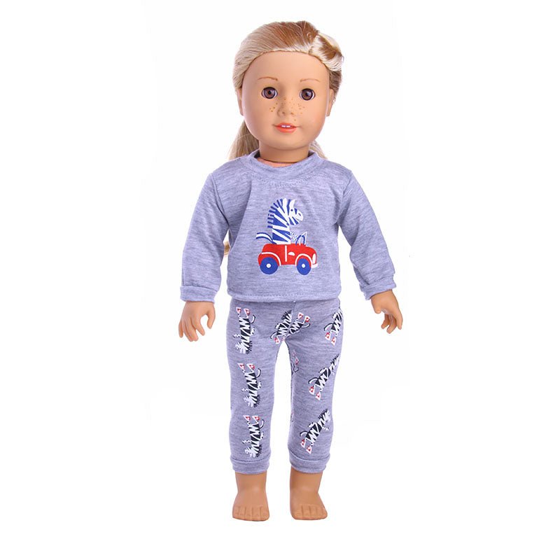 13 Styles Pajamas, Nightgown and Sleepwear Fit | 18 Inch American & 43CM Baby Doll Clothes Accessories image 27