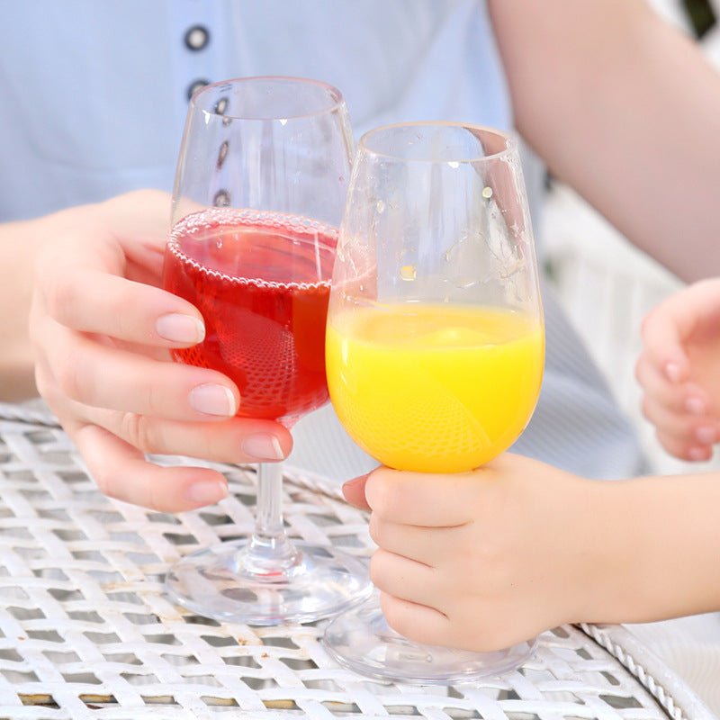 2Pcs Plastic Unbreakable Cocktail Wine Glasses image 9