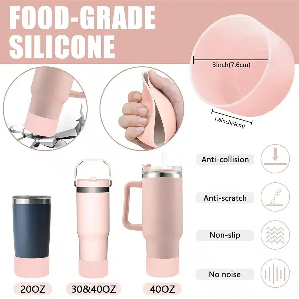 9-Piece Stanley Cup Accessories Set: Spill-Proof Stoppers, Straw Covers, & Flower Charm image 11