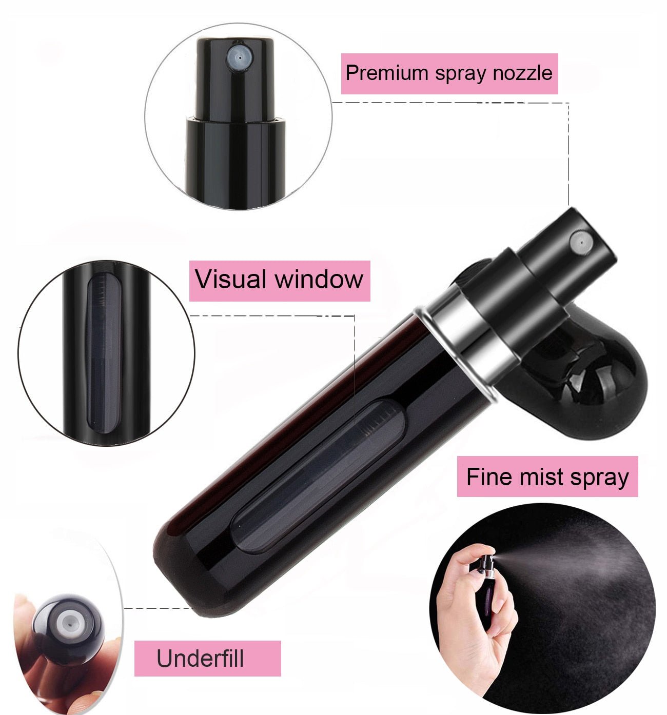 Refillable Mini Perfume Spray Bottle | Portable Travel Atomizer Perfume Spray Bottle image 41
