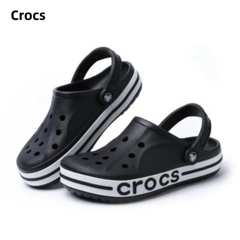 Original Crocs Casual Sandals Unisex Closed-Toe Slip-Ons Outdoor Men's Breathable Beach Shoes Casual couple sandals image 6