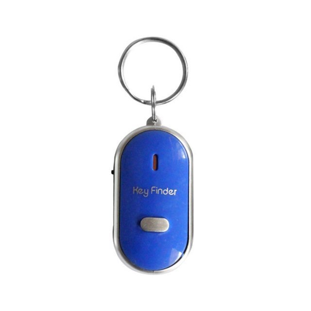 LED Whistle Key Finder Flashing Beeping Sound Control Alarm Anti-Lost Key Locator Finder Tracker with Key Ring image