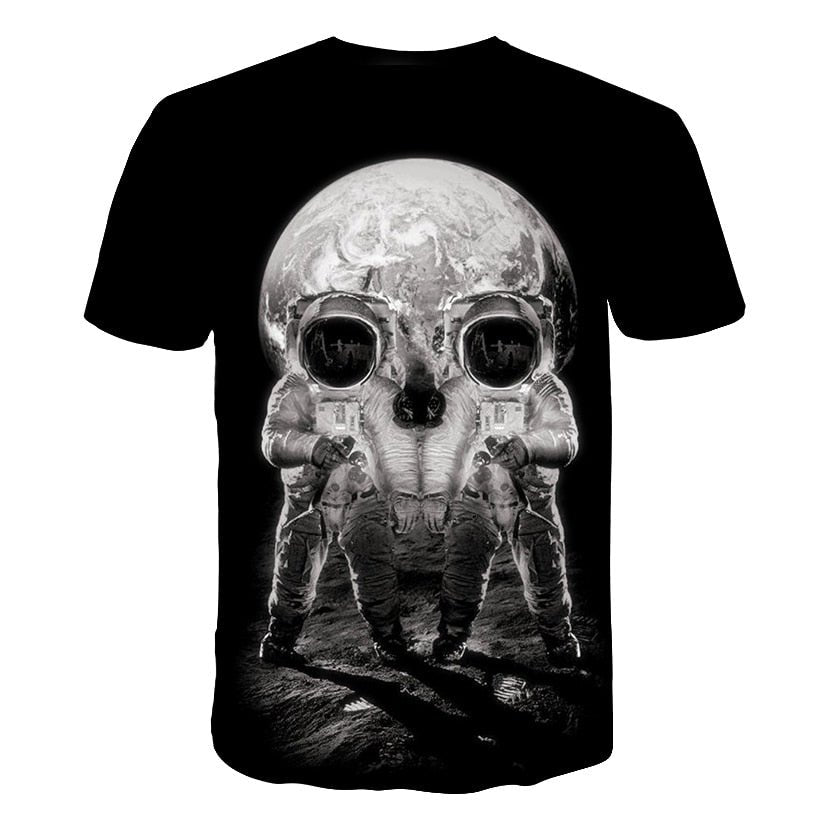 New Novelty 3D Printed Kids Compression Tee-shirt image 55