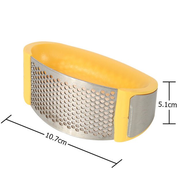Multi-function Manual Garlic Presser | Garlic Grinding Chopper| Stainless Steel Garlic Slicer image 6