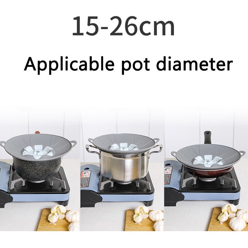 Silicone Lid Spill Stopper Cover For Pots and Pans image 4