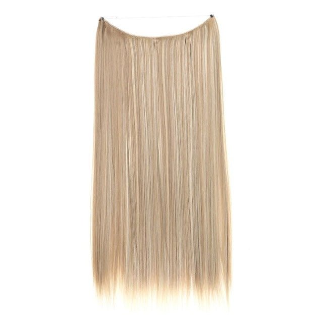 SARLA Halo Invisible Wire Synthetic Hair Extension-No Clip image