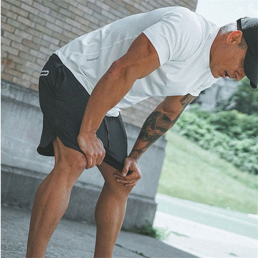 Mens 2 in 1 Running Jogging and Leisure Shorts image 20