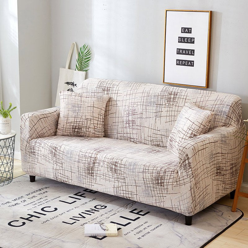 Elastic Stretch Sectional Sofa Slipcovers image 37
