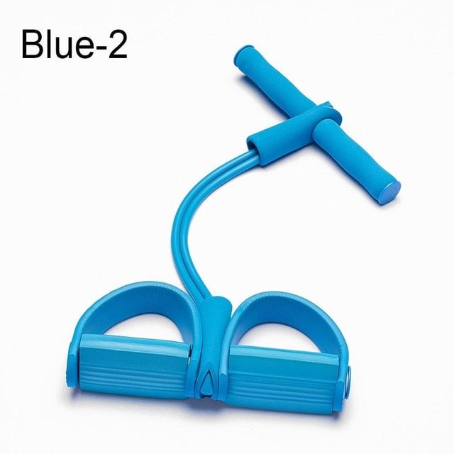 Tube Strong Exercise Fitness Resistance Bands - Blue-2 Tube image