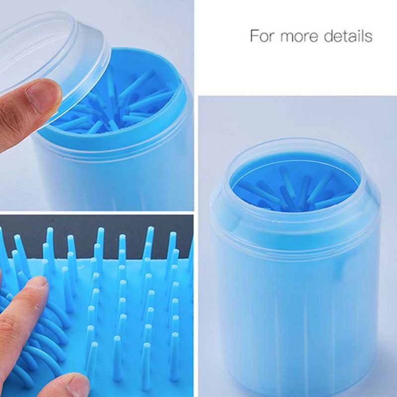 Dog Paw Cleaner Cup | Soft Silicone Combs | Portable Pet Foot Washer Cup | Dirty Cat Foot Cleaning Bucket image 2