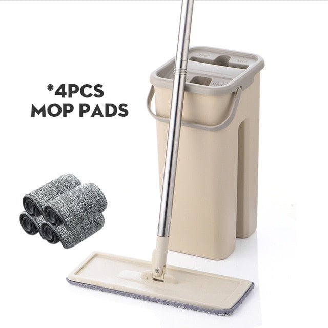 Hands-free Flat Squeeze Mop and Bucket Wringer image 12