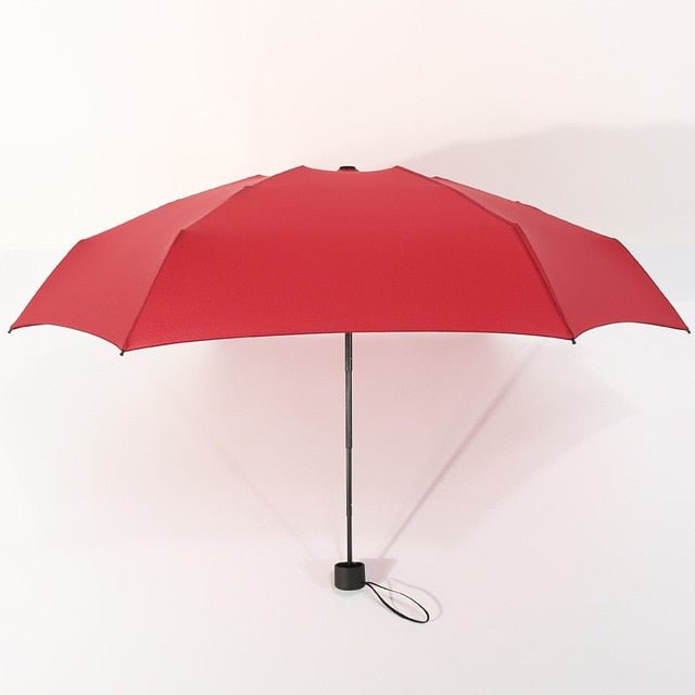 Mini Pocket Umbrella | Small Umbrellas - Wine red image