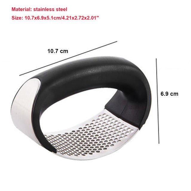 Multi-function Manual Garlic Presser | Garlic Grinding Chopper| Stainless Steel Garlic Slicer image 15