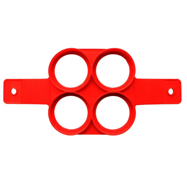 Silicone Non-Stick Egg & Pancake Shaper ‚Äì Fantastic Flip Cooker Mold for Perfect Omelets & Pancakes - ROUND image