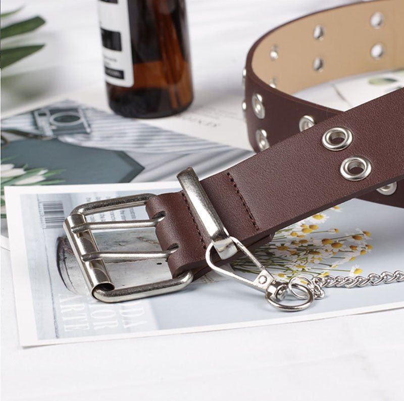 YBT Women Leather Pin Buckle Belt image 7