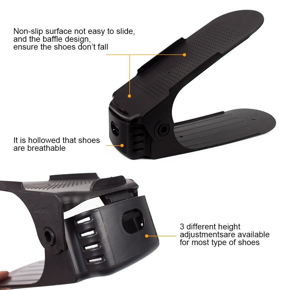 10pcs Durable Adjustable Shoe Organizer image 7
