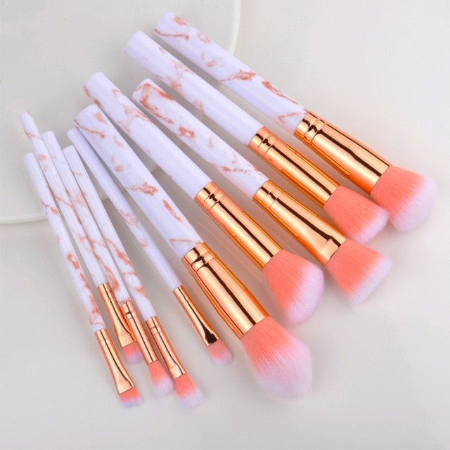 15Pcs Cosmetic Powder Eye Shadow Foundation Makeup Brushes Tool Set image 14
