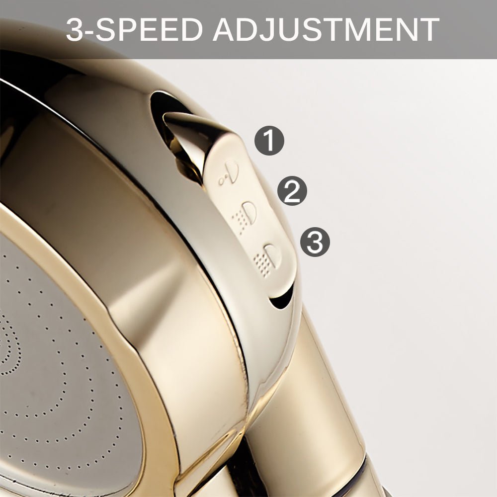 360 Degrees Water Saving Rotating Adjustable Shower Head with Stop Button image 10