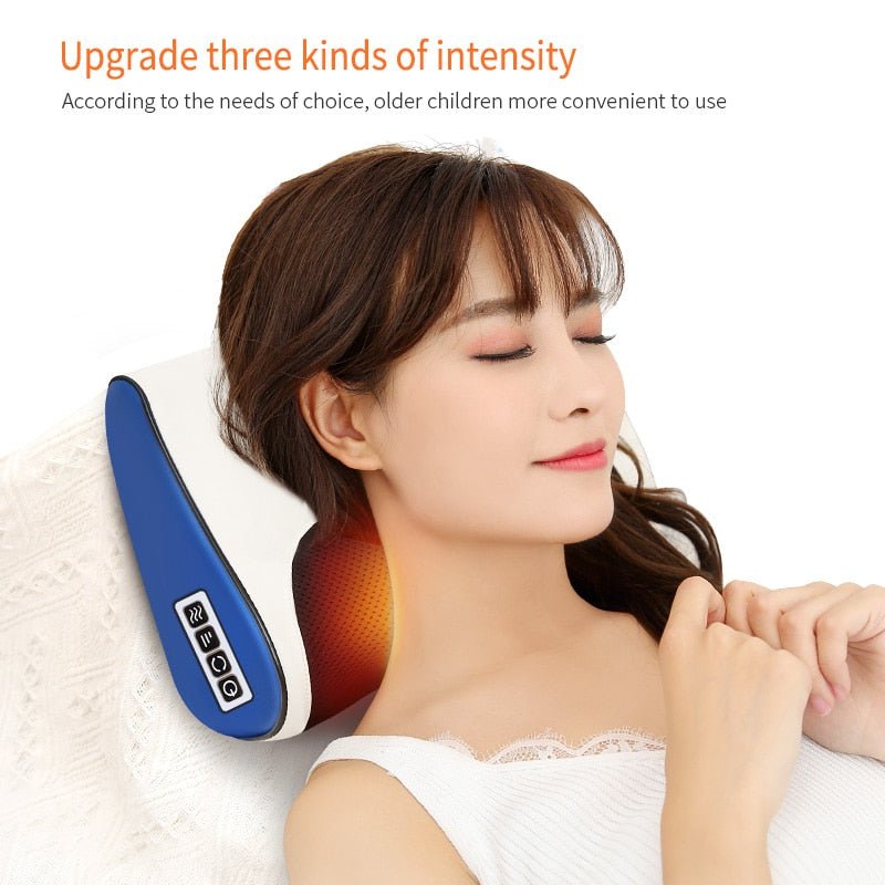 Electric Infrared Neck, Shoulder, Back and Body Heating Massage Pillow image 18