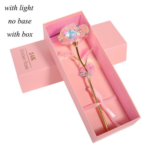 24K Foil Plated Golden Rose image 47