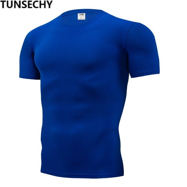 Men's Short Sleeve Compression T-shirts image 39