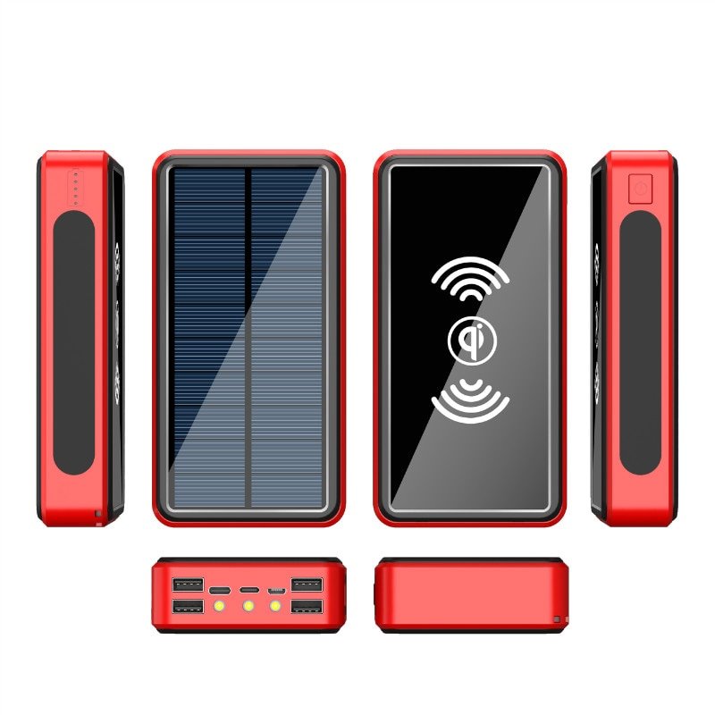 80000 mAh Waterproof Polymer Solar Power Bank Battery Charger image 25