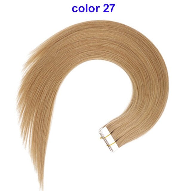SINDRA 100% Seamless Tape-In Real Human Hair Extensions image