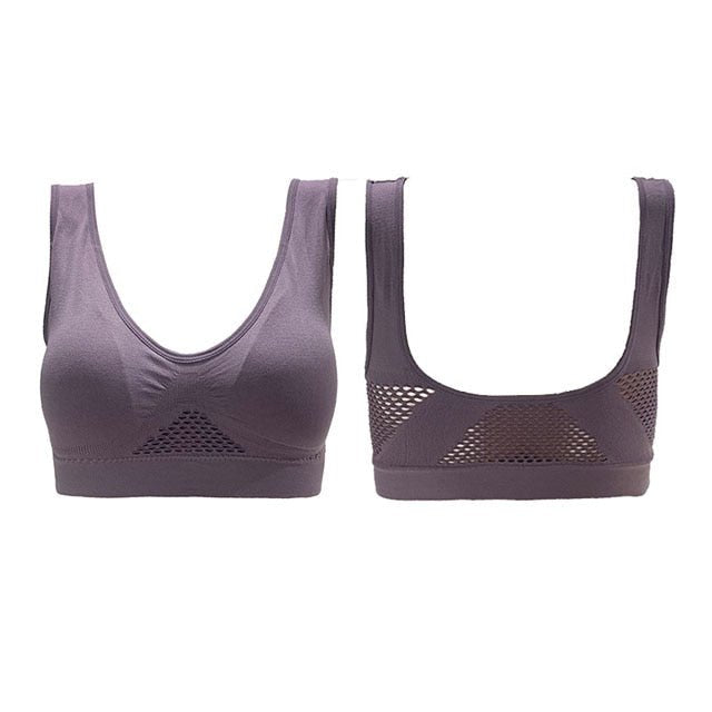 Jerrinut Seamless Breathable Wireless Push Up Bra Underwear With Pads image 8