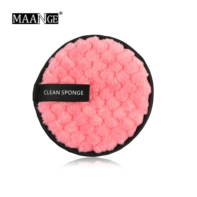 Facial Cleansing Microfiber Cloth Pads | Cotton Facial Makeup Remover Puff image 0