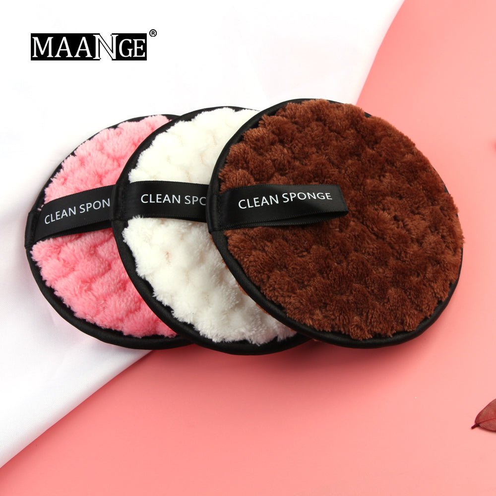 Facial Cleansing Microfiber Cloth Pads | Cotton Facial Makeup Remover Puff image 8