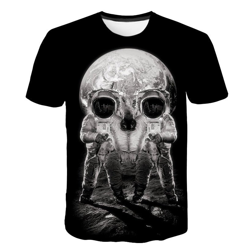 New Novelty 3D Printed Kids Compression Tee-shirt image 53