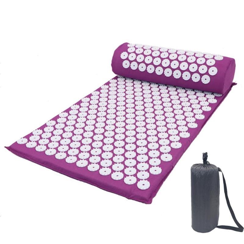 Acupressure Massage Yoga Mat with Pillow – Relaxation, Pain Relief, and Stress Reduction Set image 22