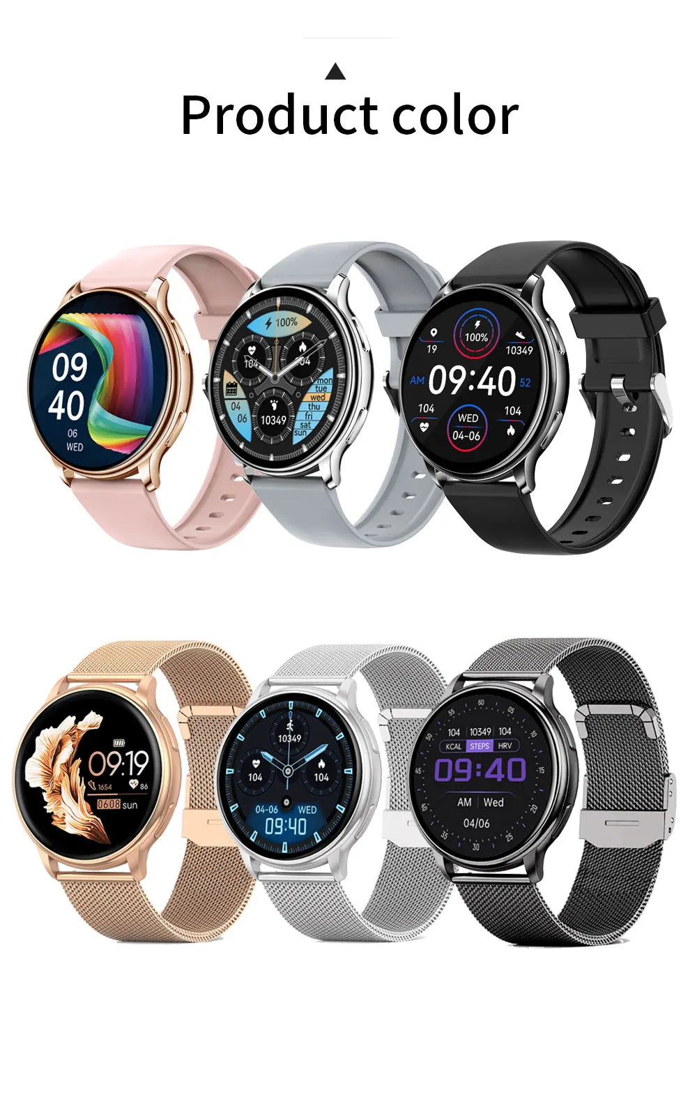 IP68 Bluetooth Call Smart Watch | Women Custom Dial Watches | Men Sport Fitness Tracker Heart Rate Smartwatch For Android IOS image 20