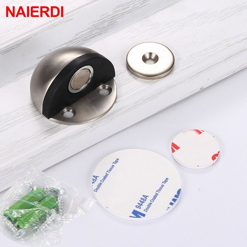Stainless Steel Rubber Magnetic Door Stopper image 7