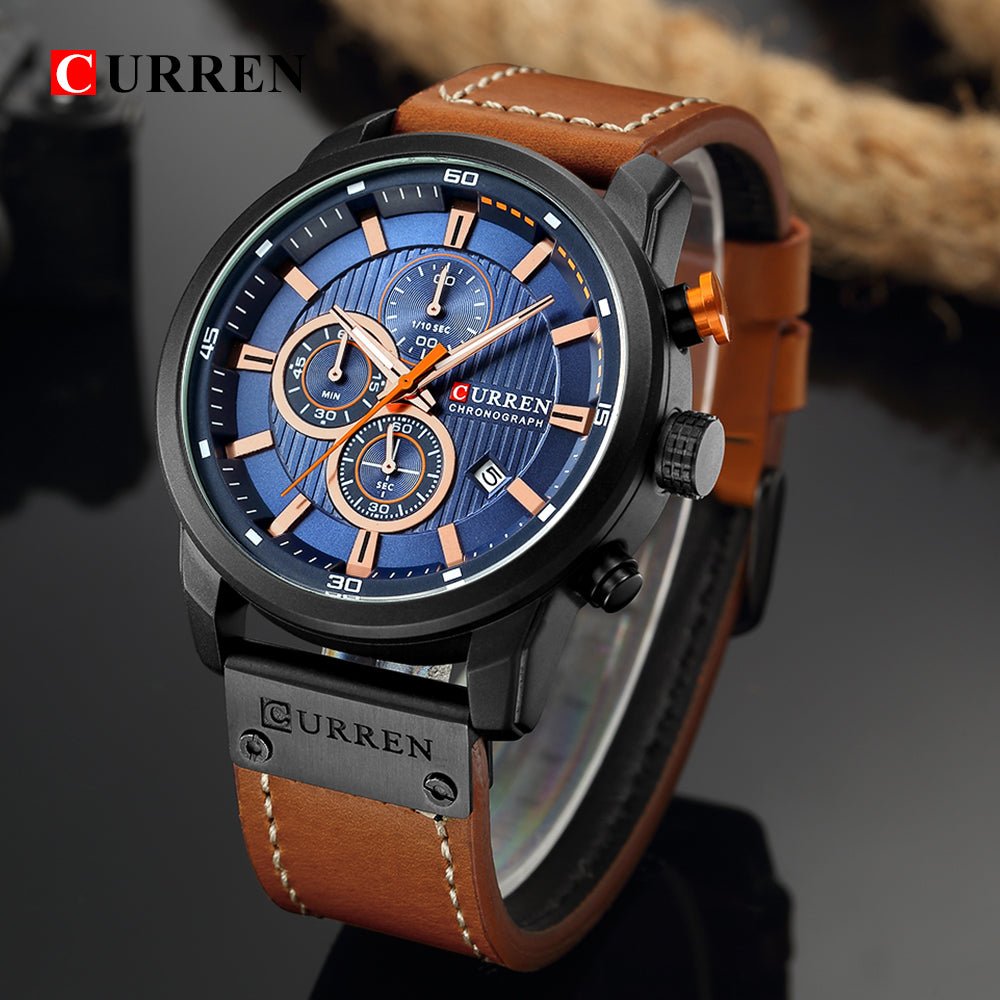 Top Brand Luxury Chronograph Quartz Watch image 25