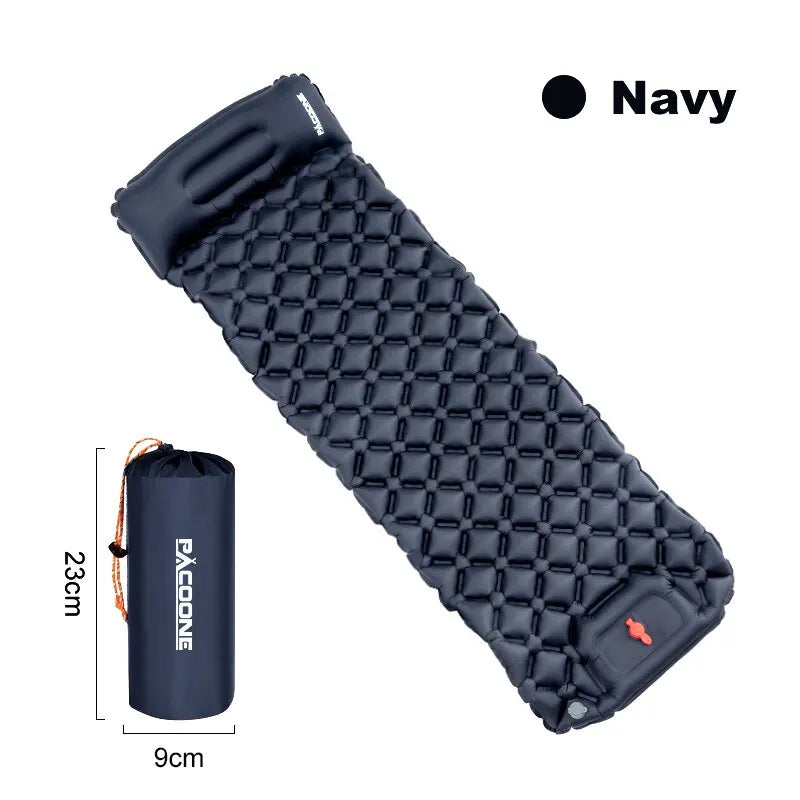 Ultralight Camping Inflatable Mattress with Pillow – Built-In Pump for Hiking & Outdoor Sleeping image 10