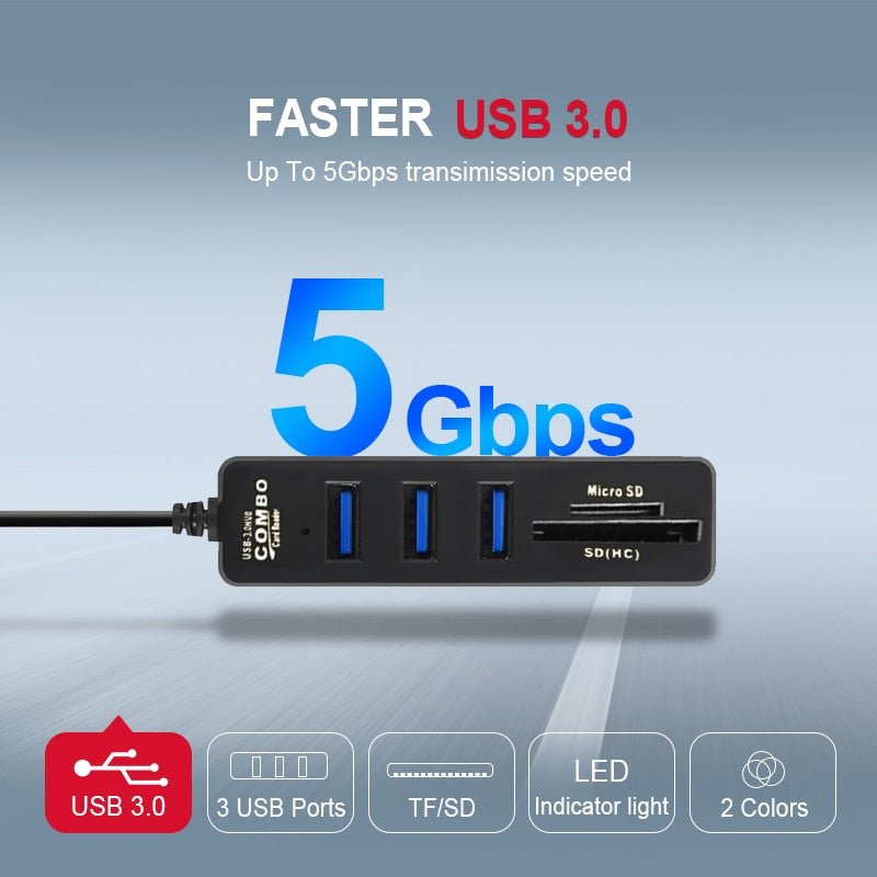 Hi-Speed Multi USB Splitter Hub image 2