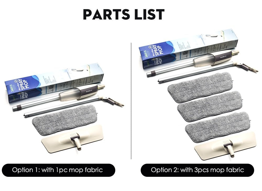 Spray Floor Mop with Reusable Microfiber Pads image 18