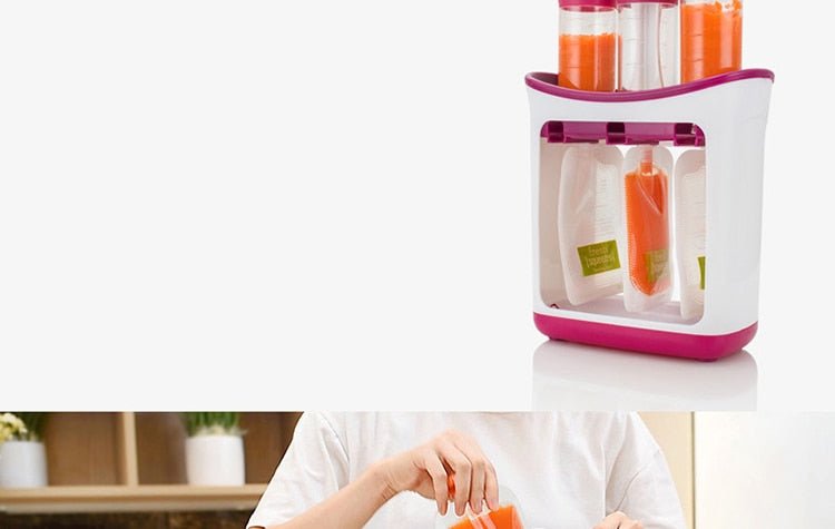 Baby Food Squeeze Station and Pouches image 9
