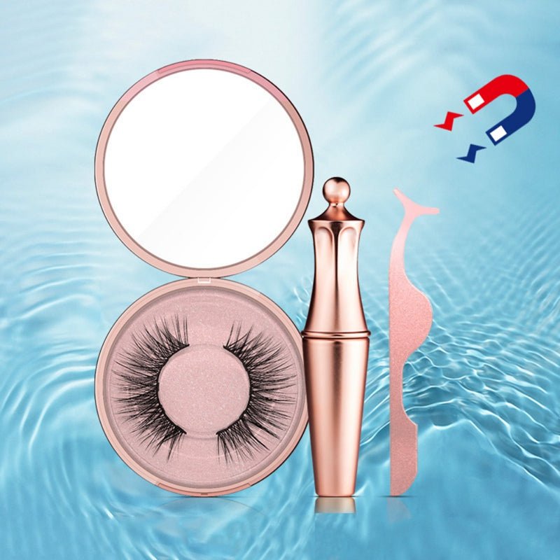 Waterproof Magnetic False Eyelashes, Eyeliner & Tweezer Set image 15