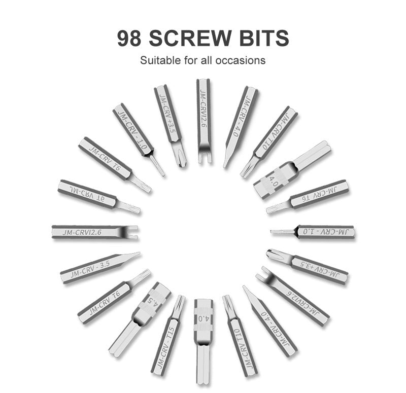 KALAIDUN 112 in 1 Magnetic Screwdriver Bit Torx Multi Mobile Phone Repair Tools Kit image 20